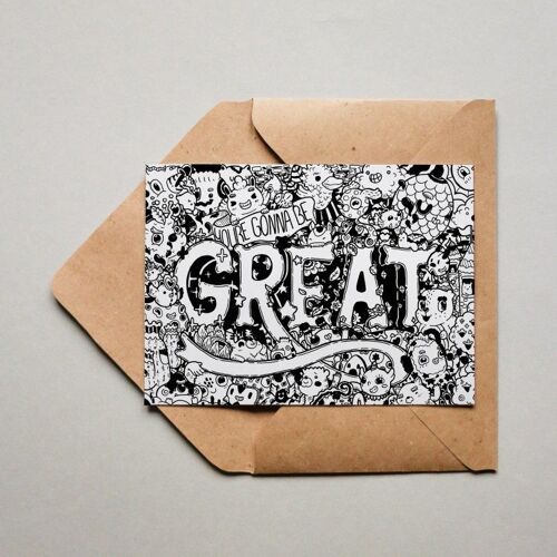 Postkarte You’re gonna be great