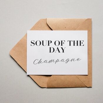 Carte Postale Soupe du Jour : Champagne 1