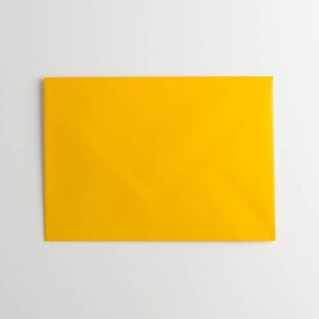Enveloppe de luxe jaune soleil 3