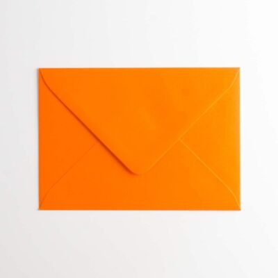 Enveloppe orange de luxe