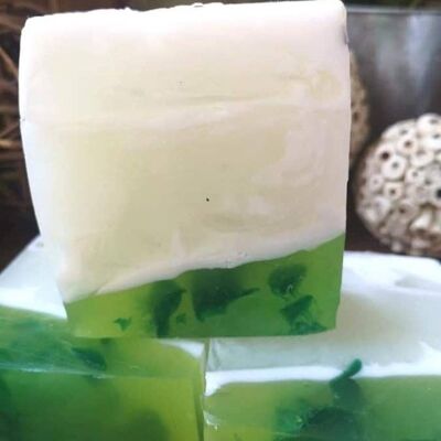 Peppermint Essential Oil Artisan Soap LOAF