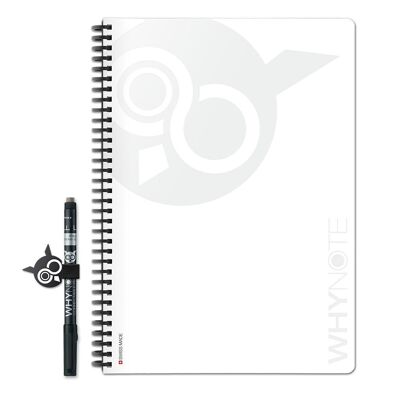 Wiederverwendbares Notizbuch – A4 – Weiß