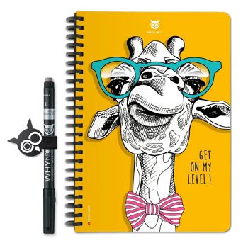 Reusable Notebook - A5 - Giraffe 1