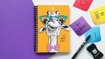 Reusable Notebook - A5 - Giraffe 2