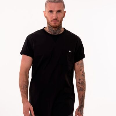 Slim fit tee black unisex