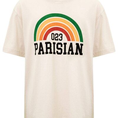 Boys Cream Parisian T-Shirt