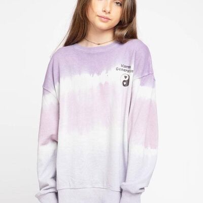 Karma Generation Lavender Tie-Dye Sweatshirt