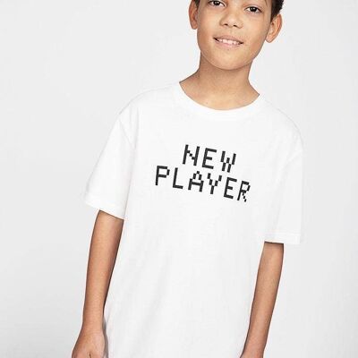 Boys White New Player T-shirt