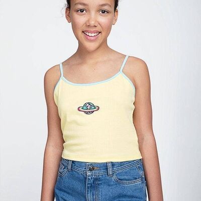 Girls Yellow Planet Cami Top