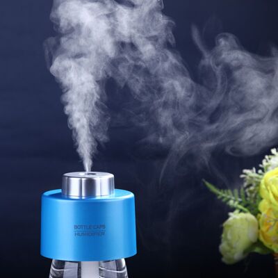 HUMIDIFICATEUR BOUTEILLE BLEU