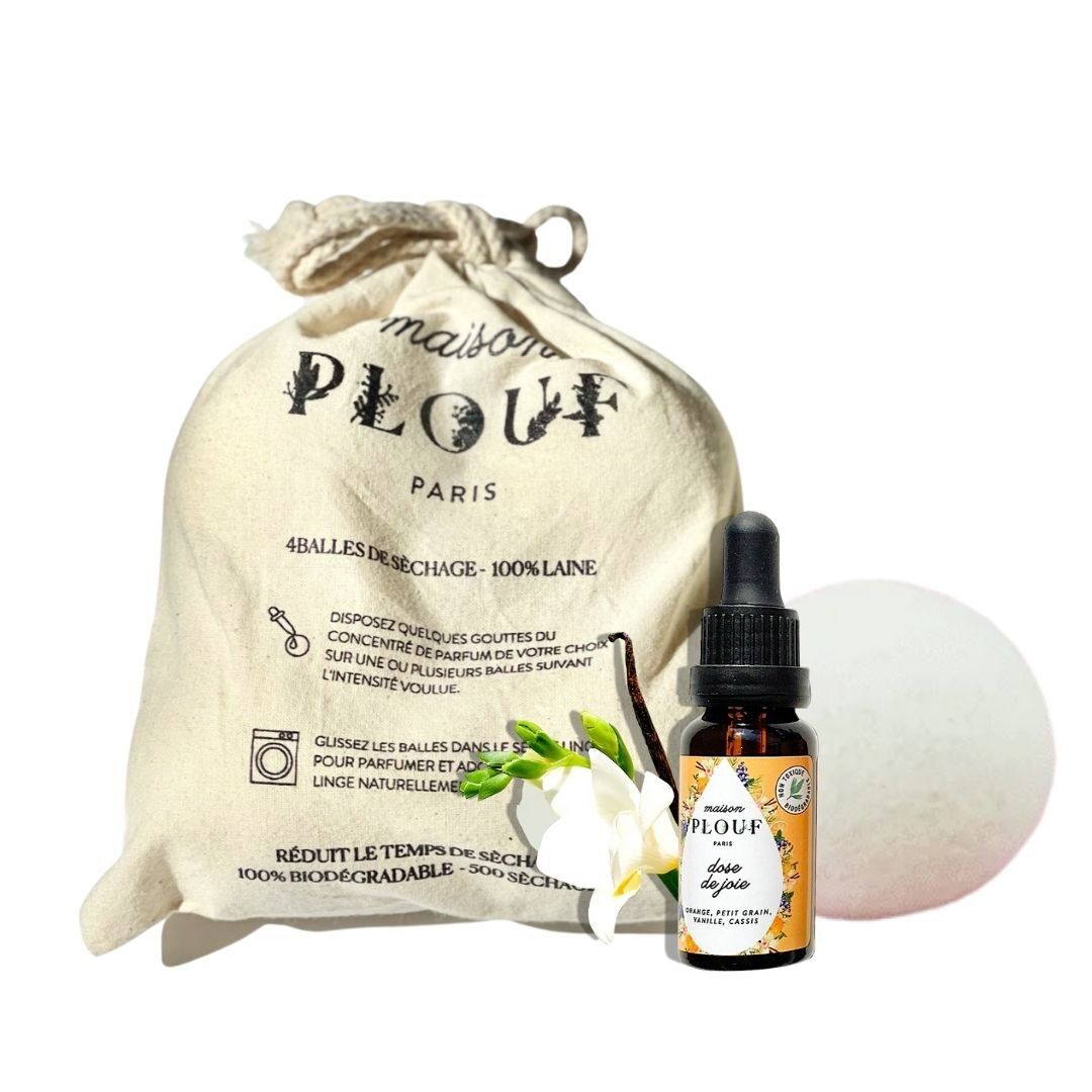 Kit palline asciuganti + 1 profumo tessile gourmet