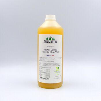 Vinaigre de Fleur de Sureau et Jus de Citron Vert 1L