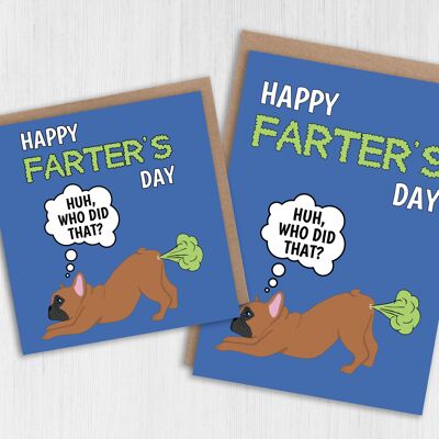 Frenchie Father’s Day card: Happy Farter’s Day