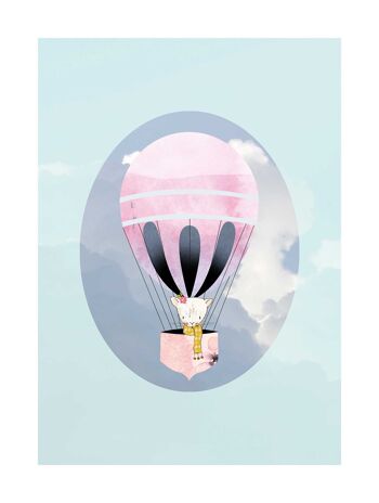 Papier Peint - Happy Balloon Vert - Dimensions : 30 x 40 cm 1