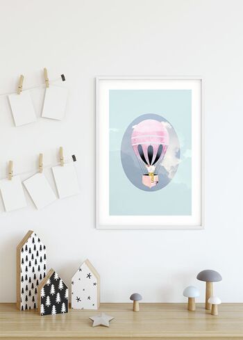 Papier Peint - Happy Balloon Vert - Dimensions : 50 x 70 cm 6