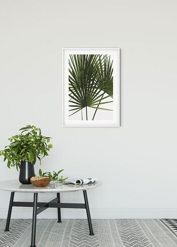Papier peint - Feuilles de palmier - Dimensions : 50 x 70 cm 2