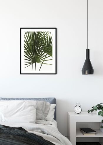 Papier peint - Feuilles de palmier - Dimensions : 50 x 70 cm 3