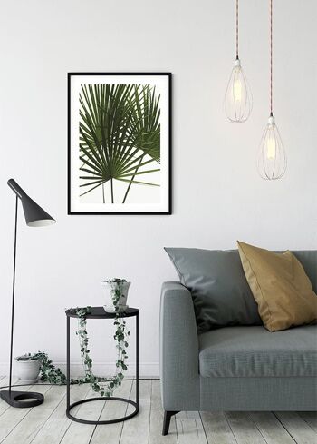 Papier peint - Feuilles de palmier - Dimensions : 50 x 70 cm 5
