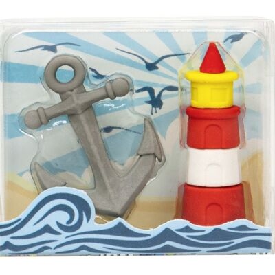 RC ANCHOR & LIGHTHOUSE SET OF 2
