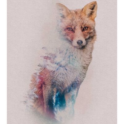 Wandbild - Animals Forest Fox - Größe: 30 x 40 cm