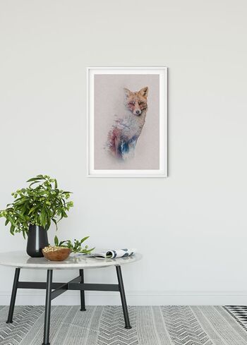 Papier Peint - Animaux Forêt Renard - Dimensions : 40 x 50 cm 2