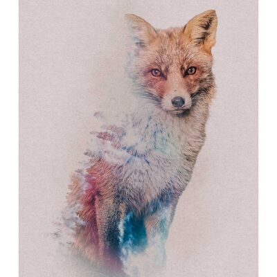 Wandbild - Animals Forest Fox - Größe: 50 x 70 cm