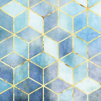 Murale - Mosaico Azzurro - Dimensioni: 30 x 40 cm