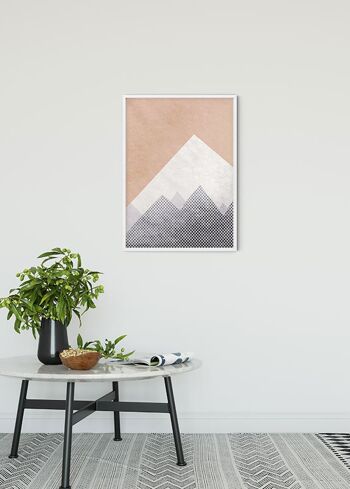 Papier Peint - Montagne Sauvage et Libre - Format : 30 x 40 cm 2