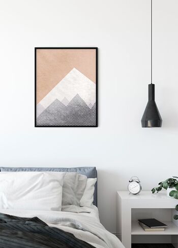 Papier Peint - Montagne Sauvage et Libre - Format : 30 x 40 cm 3