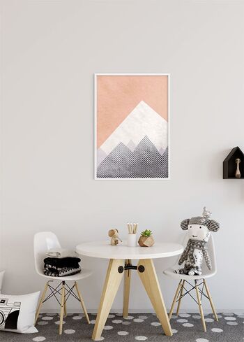Papier Peint - Montagne Sauvage et Libre - Dimensions : 50 x 70 cm 5