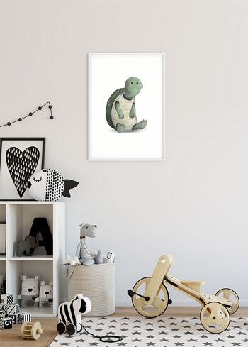 Papier Peint - Tortue Animale Mignonne - Dimensions : 50 x 70 cm 4