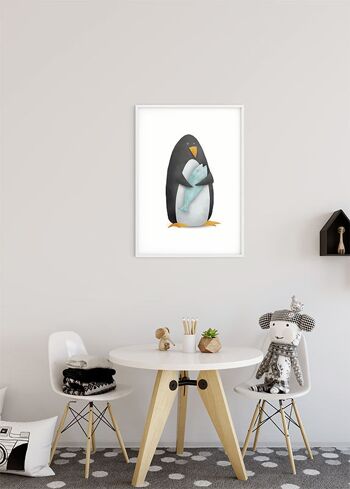 Papier Peint - Pingouin Animal Mignon - Taille: 30 x 40 cm 5