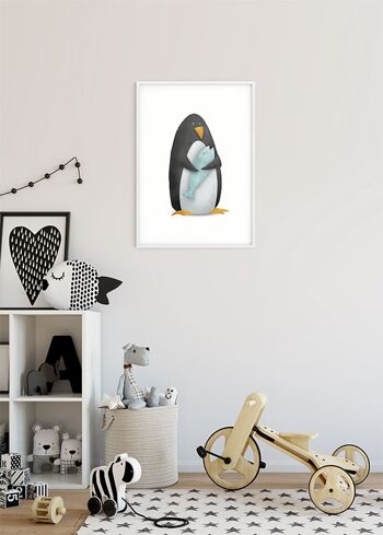 Papier Peint - Pingouin Animal Mignon - Taille: 40 x 50 cm 4