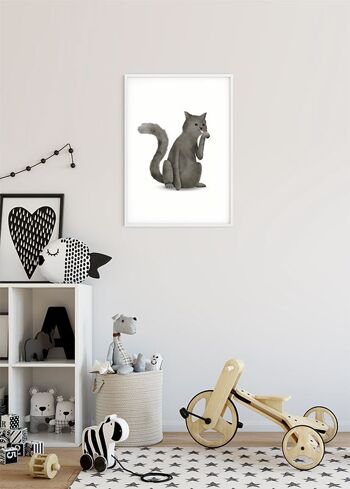 Papier Peint - Chat Animal Mignon - Taille: 40 x 50 cm 4