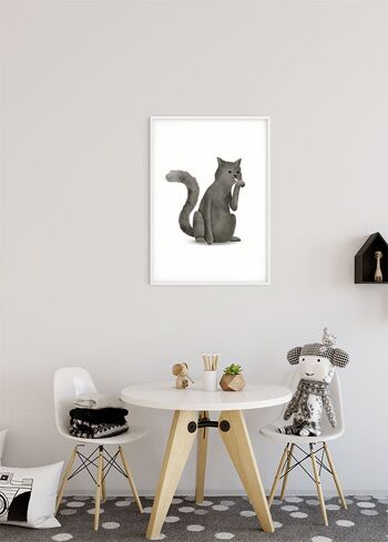 Papier Peint - Chat Animal Mignon - Taille: 40 x 50 cm 5