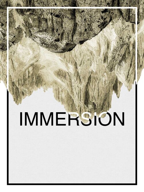 Wandbild - Immersion Sand - Größe: 30 x 40 cm