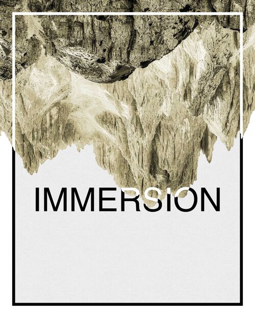 Wandbild - Immersion Sand - Größe: 40 x 50 cm