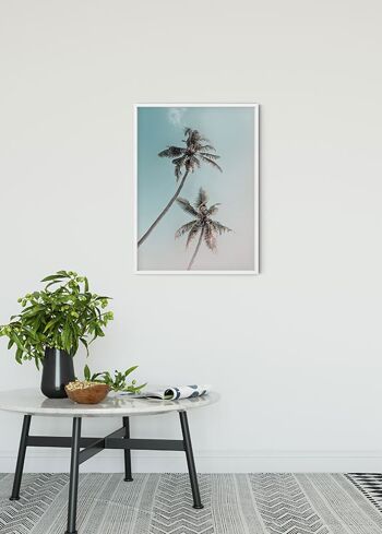 Papier peint - Palmiers de Miami - Format : 30 x 40 cm 2