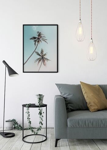Papier peint - Palmiers de Miami - Format : 30 x 40 cm 5