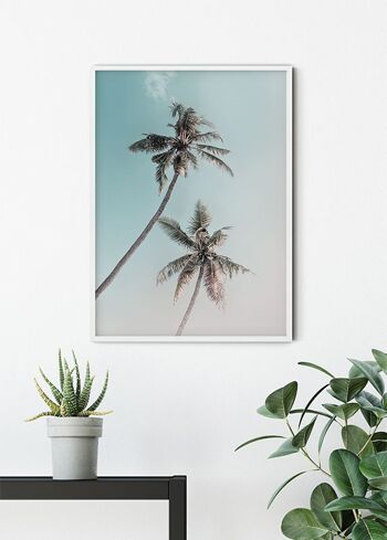 Papier peint - Palmiers de Miami - Format : 30 x 40 cm 6