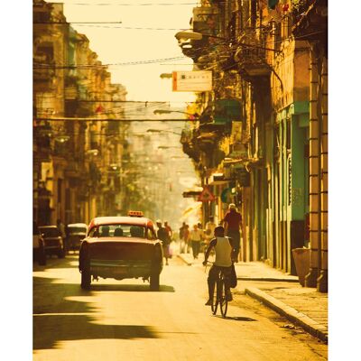 Wandbild - Cuba Streets - Größe: 40 x 50 cm