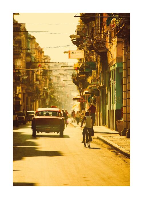 Wandbild - Cuba Streets - Größe: 50 x 70 cm