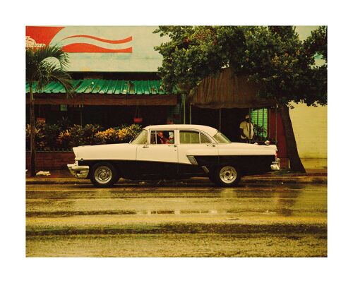 Wandbild - Cuba Car - Größe: 50 x 40 cm