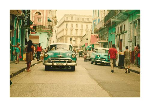 Wandbild - Cuba Rush - Größe: 70 x 50 cm