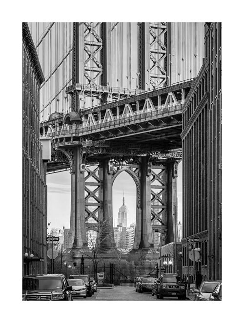 Wandbild - Brooklyn Bridge - Größe: 30 x 40 cm