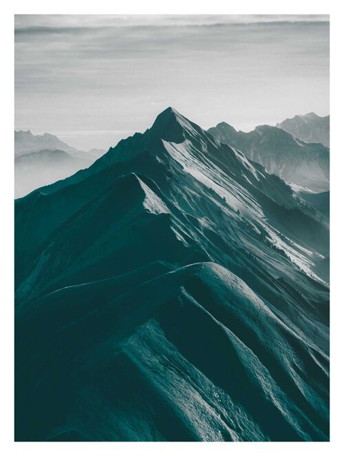 Wandbild - Mountains Top - Größe: 30 x 40 cm