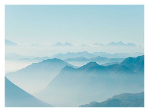 Wandbild - Mountains View - Größe: 40 x 30 cm