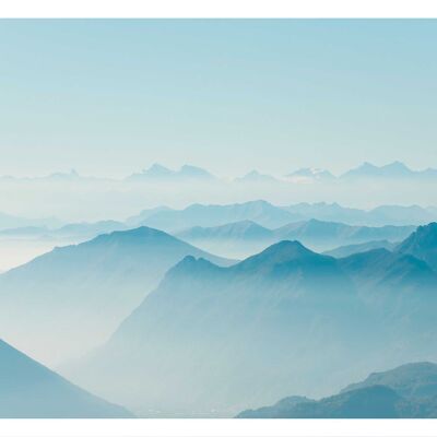 Wandbild - Mountains View - Größe: 50 x 40 cm