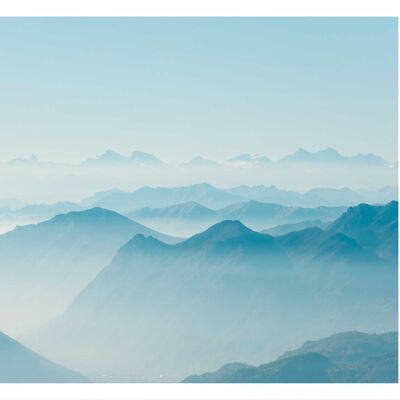 Wandbild - Mountains View - Größe: 50 x 40 cm