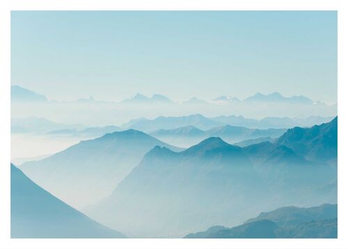 Wandbild - Mountains View - Größe: 70 x 50 cm
